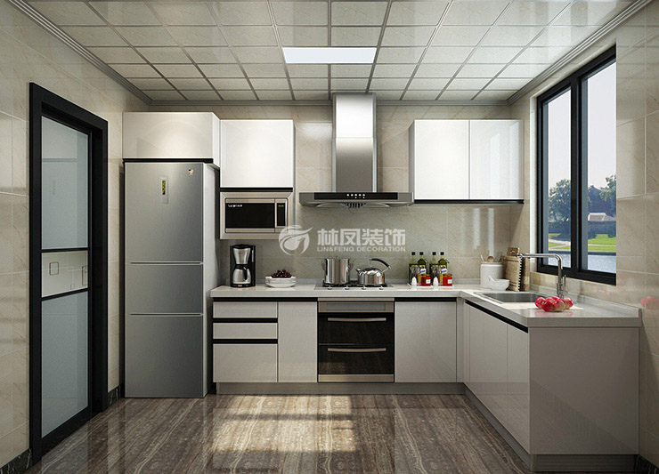 金水花城99平廚房裝修效果圖 金水花城99平廚房裝修效果圖