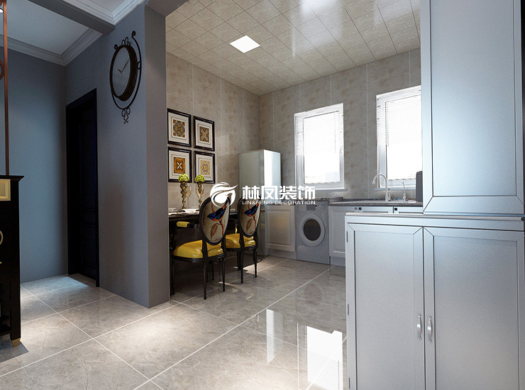 林鳳裝飾洗衣機(jī)擺放廚房裝修效果圖 林鳳裝飾洗衣機(jī)擺放廚房裝修效果圖