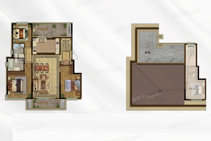 華潤置地長安里120㎡戶型圖 華潤置地長安里120㎡戶型圖