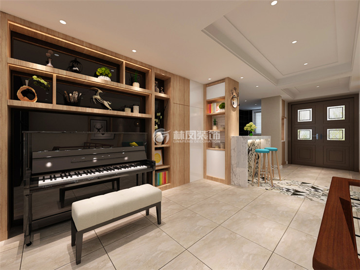 華潤置地長安里120㎡戶型閣樓改造書房裝修案例 華潤置地長安里120㎡戶型閣樓改造書房裝修案例