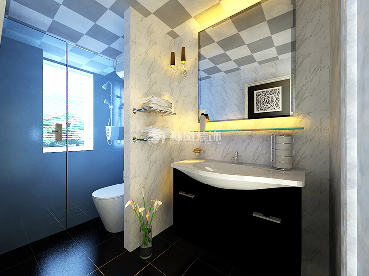 洗漱臺毛巾架設計裝修案例 洗漱臺毛巾架設計裝修案例