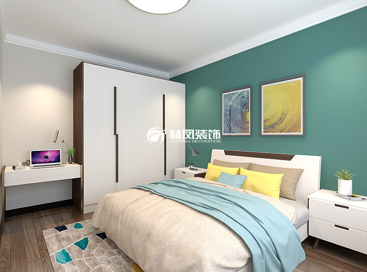 萬科翡翠公園135㎡臥室裝修效果圖 萬科翡翠公園135㎡臥室裝修效果圖