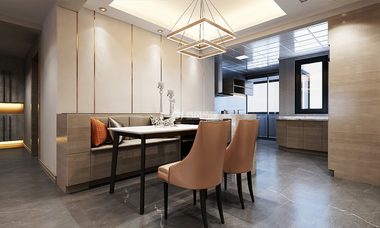 五礦世家金城135㎡餐廳裝修效果圖 五礦世家金城135㎡餐廳裝修效果圖