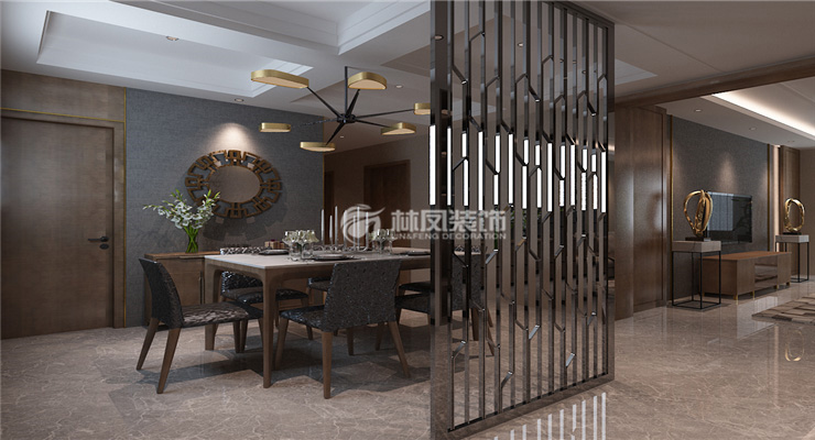 保利茉莉公館127㎡餐廳裝修效果圖 保利茉莉公館127㎡餐廳裝修效果圖