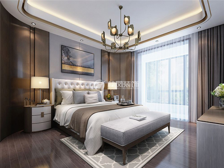 華潤(rùn)置地昆侖御150㎡臥室裝修效果圖 華潤(rùn)置地昆侖御150㎡臥室裝修效果圖