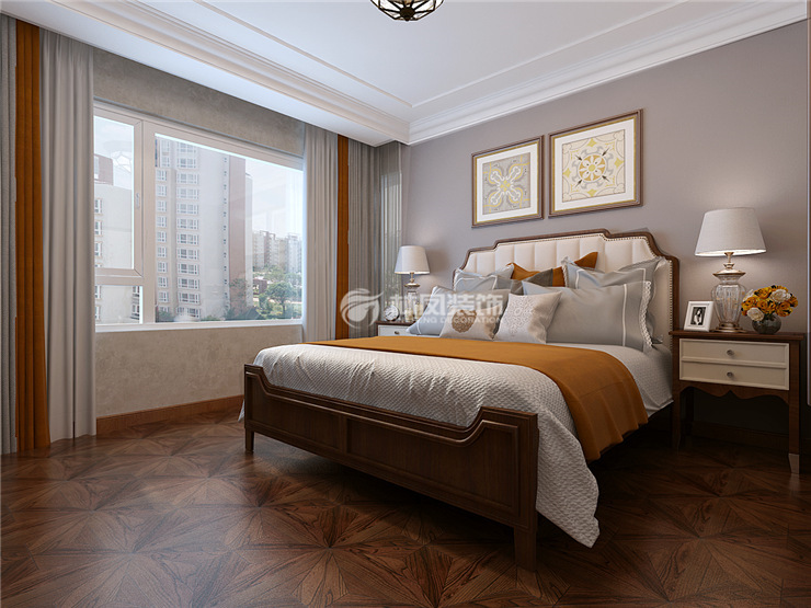 金地朗悅125㎡主臥室裝修效果圖 金地朗悅125㎡主臥室裝修效果圖
