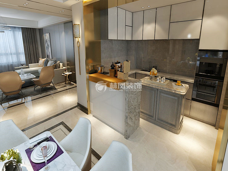 現(xiàn)代風(fēng)格開(kāi)放式廚房設(shè)計(jì)裝修效果圖 現(xiàn)代風(fēng)格開(kāi)放式廚房設(shè)計(jì)裝修效果圖