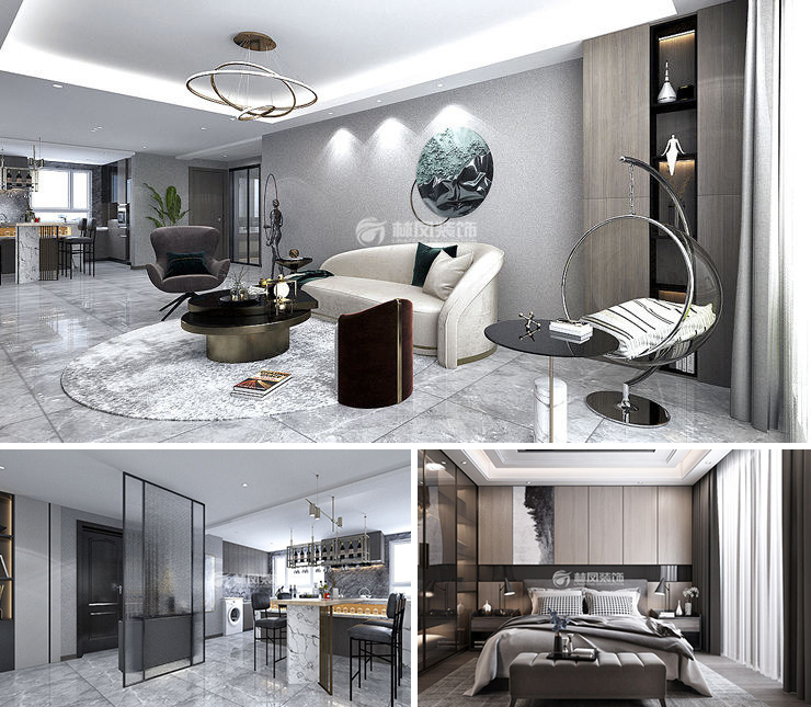 華潤置地萬象府158平現(xiàn)代風(fēng)格裝修效果圖 華潤置地萬象府158平現(xiàn)代風(fēng)格裝修效果圖