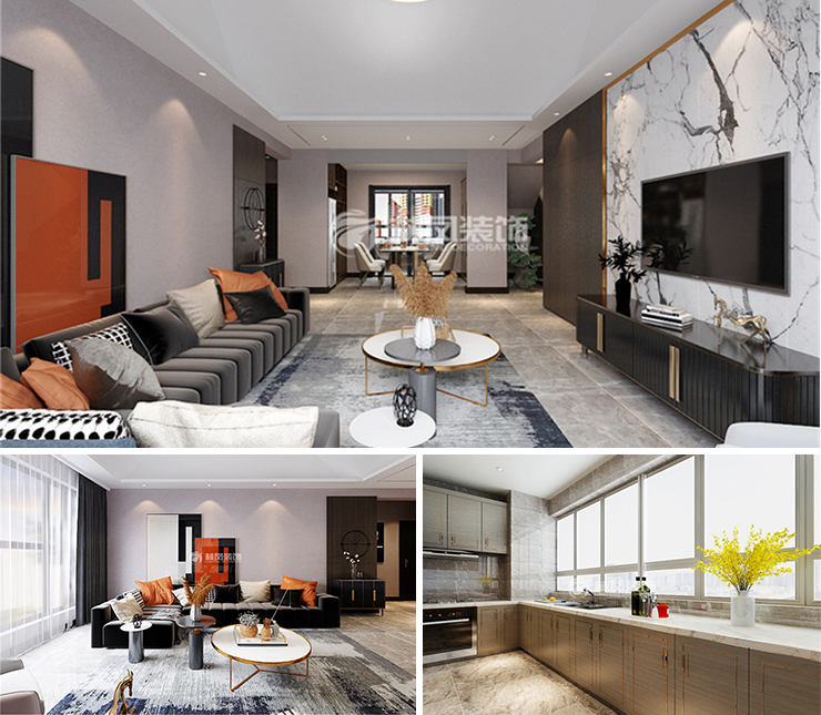 華潤置地萬象府158平輕奢風(fēng)格裝修效果圖 華潤置地萬象府158平輕奢風(fēng)格裝修效果圖