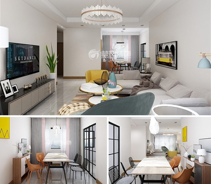 中海半山華府130平北歐風(fēng)格裝修效果圖 中海半山華府130平北歐風(fēng)格裝修效果圖