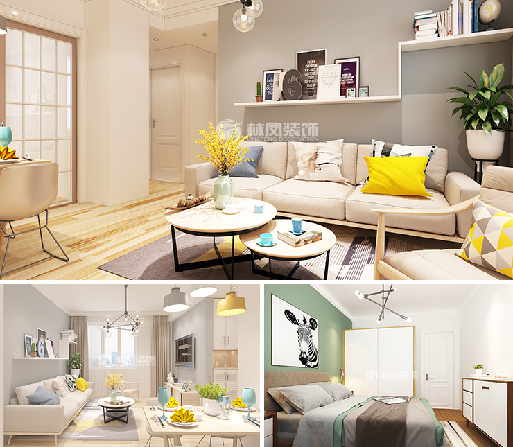 榮盛盛京綠洲115平北歐風格裝修效果圖 榮盛盛京綠洲115平北歐風格裝修效果圖