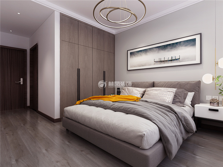 輕奢風格臥室定制柜設計裝修效果圖 輕奢風格臥室定制柜設計裝修效果圖