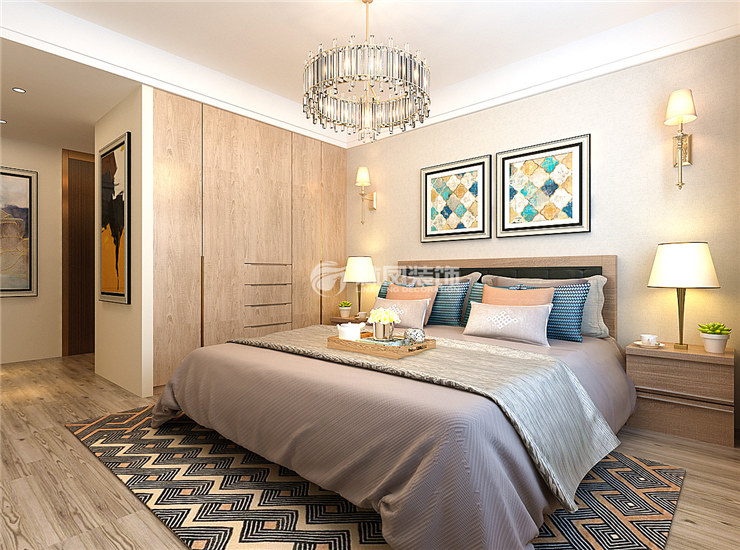 北歐風格臥室定制柜設計裝修效果圖 北歐風格臥室定制柜設計裝修效果圖