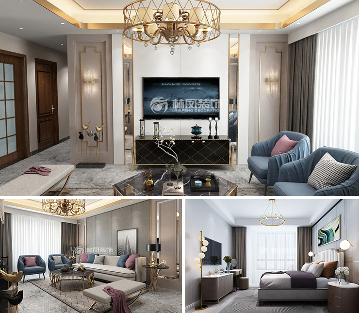 融創(chuàng)中央學(xué)府135平北歐風(fēng)格裝修效果圖 融創(chuàng)中央學(xué)府135平北歐風(fēng)格裝修效果圖