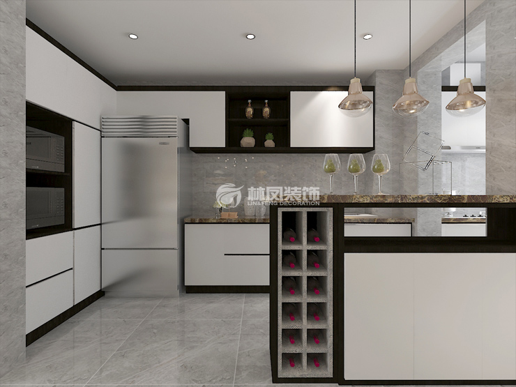 現(xiàn)代風(fēng)格開放式廚房裝修效果圖 現(xiàn)代風(fēng)格開放式廚房裝修效果圖