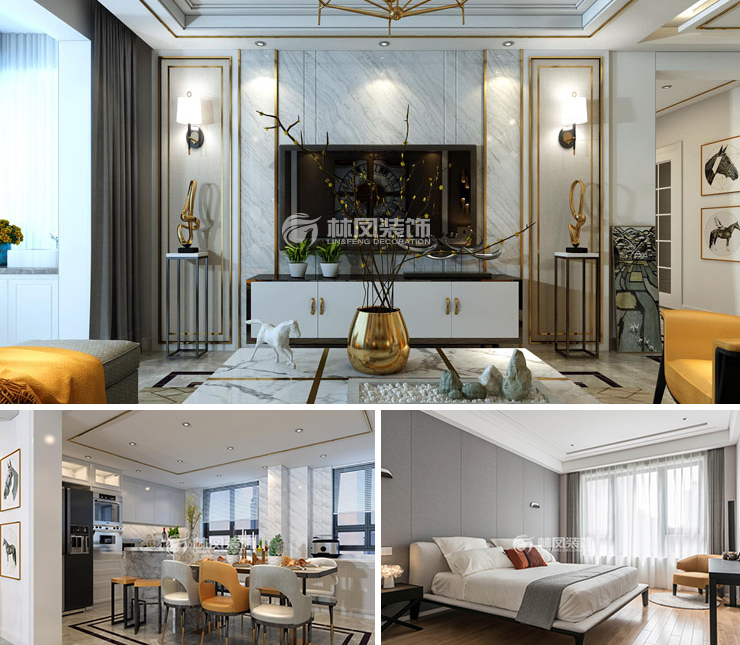 中糧花熙祥云159平輕奢風(fēng)格裝修效果圖 中糧花熙祥云159平輕奢風(fēng)格裝修效果圖