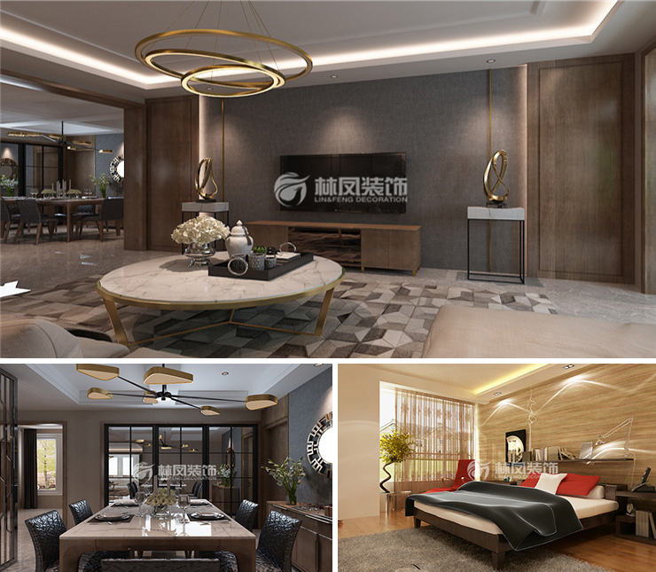 城建萬(wàn)科翡翠書(shū)院124平港式風(fēng)格裝修效果圖 城建萬(wàn)科翡翠書(shū)院124平港式風(fēng)格裝修效果圖