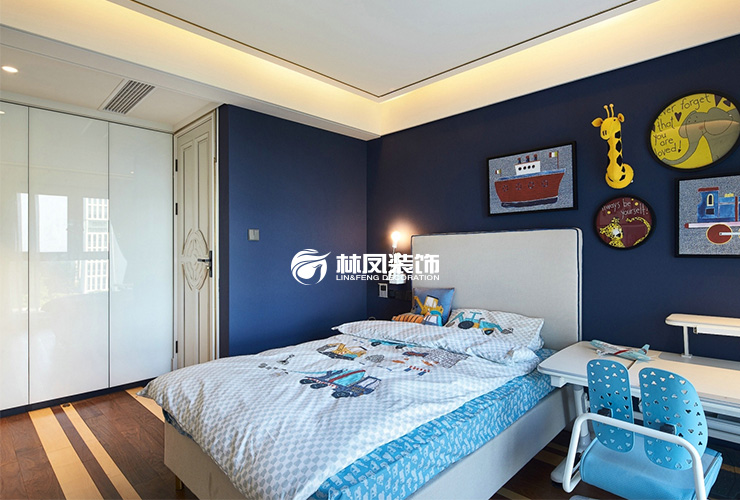 兒童房衣柜無把手設(shè)計裝修效果圖 兒童房衣柜無把手設(shè)計裝修效果圖