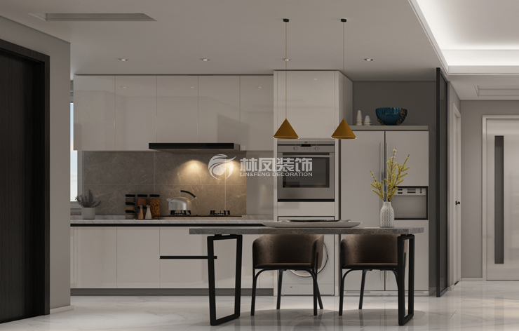 現(xiàn)代風(fēng)格餐廚一體式設(shè)計(jì)裝修效果圖 現(xiàn)代風(fēng)格餐廚一體式設(shè)計(jì)裝修效果圖