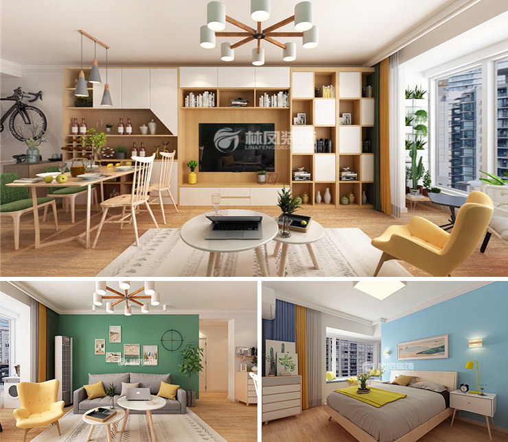 保利茉莉公館116平北歐風(fēng)格裝修效果圖 保利茉莉公館116平北歐風(fēng)格裝修效果圖