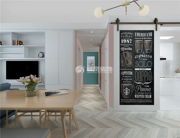 北歐風(fēng)格廚房谷倉門設(shè)計裝修效果圖 北歐風(fēng)格廚房谷倉門設(shè)計裝修效果圖