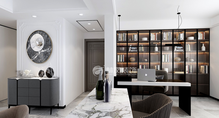 輕奢風(fēng)格書房設(shè)計裝修效果圖 輕奢風(fēng)格書房設(shè)計裝修效果圖