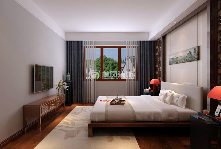 新中式風(fēng)格臥室裝修效果圖 新中式風(fēng)格臥室裝修效果圖