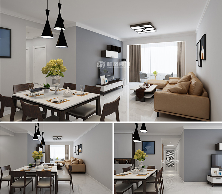 金科集美天城102平現(xiàn)代簡約風格裝修效果圖 金科集美天城102平現(xiàn)代簡約風格裝修效果圖