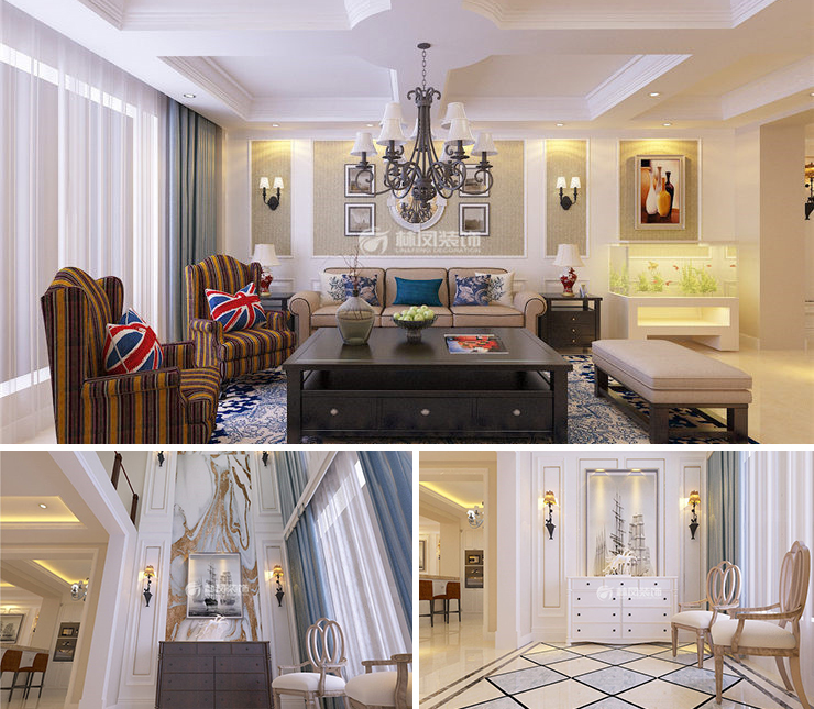 龍湖春江天璽142平歐式風(fēng)格裝修效果圖 龍湖春江天璽142平歐式風(fēng)格裝修效果圖