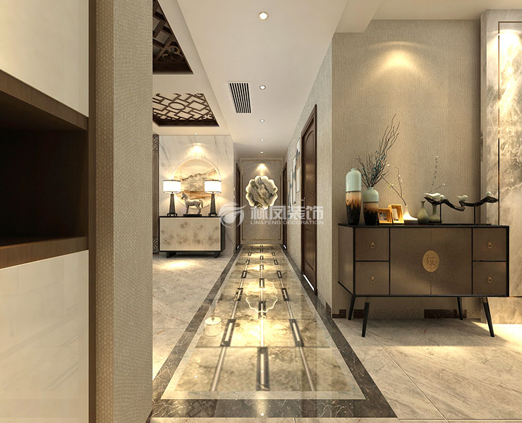 新中式風格燈帶設計裝修效果圖 新中式風格燈帶設計裝修效果圖