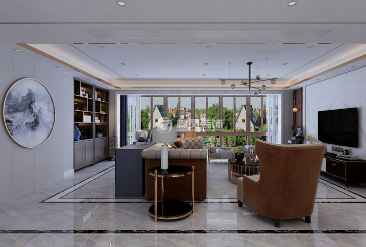 港式風(fēng)格沙發(fā)不靠墻設(shè)計(jì)裝修效果圖 港式風(fēng)格沙發(fā)不靠墻設(shè)計(jì)裝修效果圖