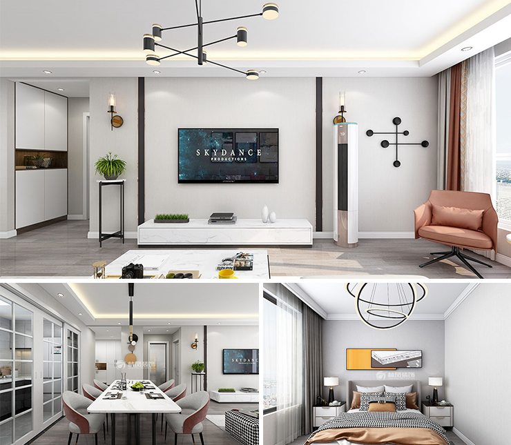 五礦世家金城125平現(xiàn)代簡(jiǎn)約風(fēng)格裝修效果圖 五礦世家金城125平現(xiàn)代簡(jiǎn)約風(fēng)格裝修效果圖