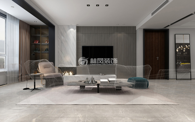 現(xiàn)代簡約風(fēng)格客廳隱形門設(shè)計(jì)裝修效果圖 現(xiàn)代簡約風(fēng)格客廳隱形門設(shè)計(jì)裝修效果圖