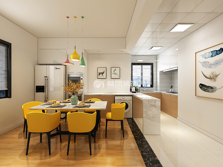 開放式廚房裝修效果圖 開放式廚房裝修效果圖