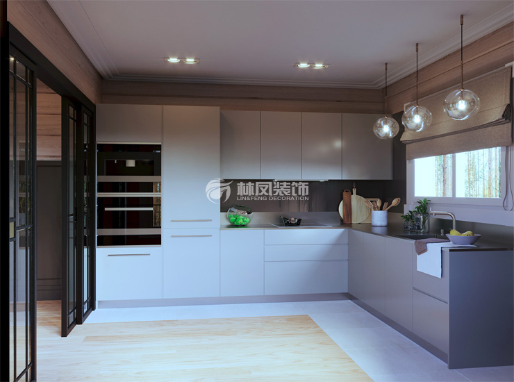 現(xiàn)代風(fēng)格開放式廚房裝修效果圖 現(xiàn)代風(fēng)格開放式廚房裝修效果圖