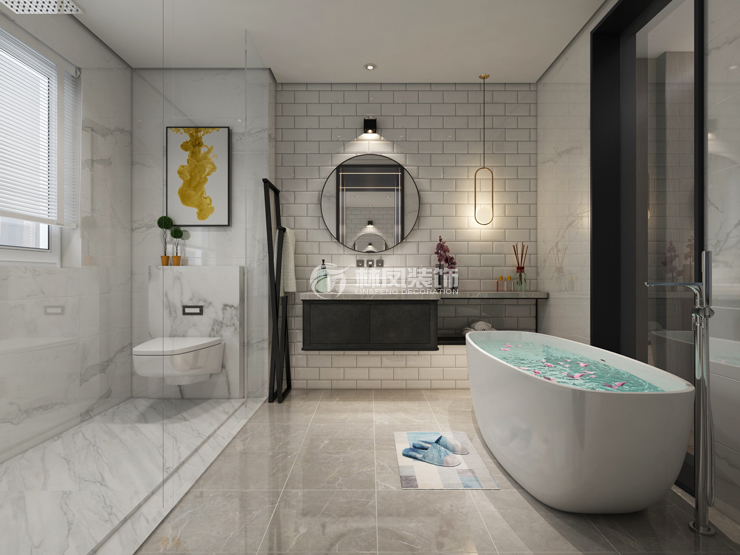 北歐風(fēng)格衛(wèi)生間干濕分離設(shè)計(jì)裝修效果圖 北歐風(fēng)格衛(wèi)生間干濕分離設(shè)計(jì)裝修效果圖