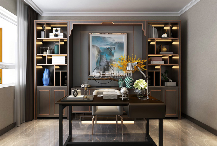 新中式風(fēng)格書房裝修效果圖 新中式風(fēng)格書房裝修效果圖