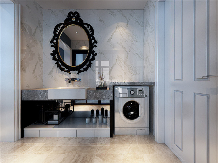 衛(wèi)生間洗手臺外移設(shè)計裝修效果圖 衛(wèi)生間洗手臺外移設(shè)計裝修效果圖