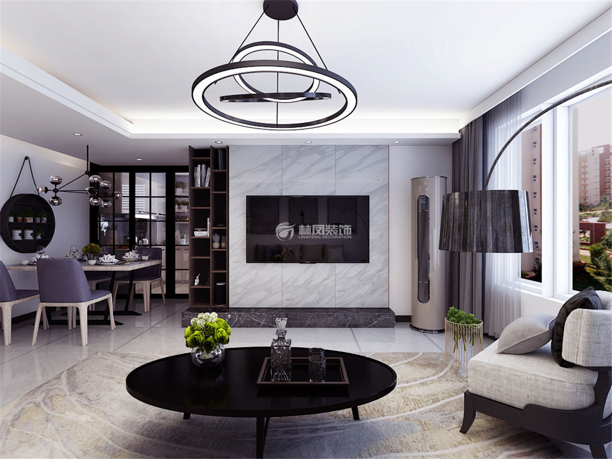 現(xiàn)代風(fēng)格電視背景墻收納設(shè)計裝修效果圖 現(xiàn)代風(fēng)格電視背景墻收納設(shè)計裝修效果圖