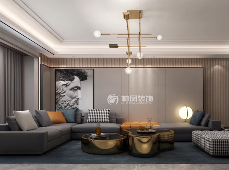 現(xiàn)代輕奢風格客廳裝修效果圖 現(xiàn)代輕奢風格客廳裝修效果圖