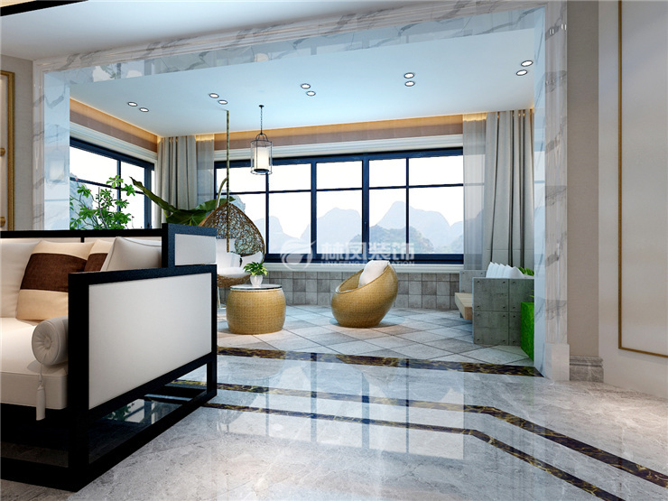 輕奢風(fēng)格陽臺埡口設(shè)計裝修效果圖 輕奢風(fēng)格陽臺埡口設(shè)計裝修效果圖