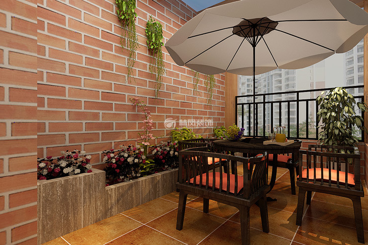 上疊別墅露臺裝修效果圖 上疊別墅露臺裝修效果圖