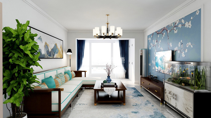 美式風(fēng)格客廳瓷磚鋪貼裝修效果圖 美式風(fēng)格客廳瓷磚鋪貼裝修效果圖