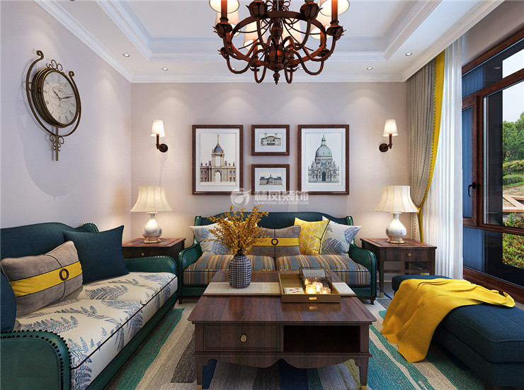 美式風(fēng)格客廳裝修效果圖 美式風(fēng)格客廳裝修效果圖