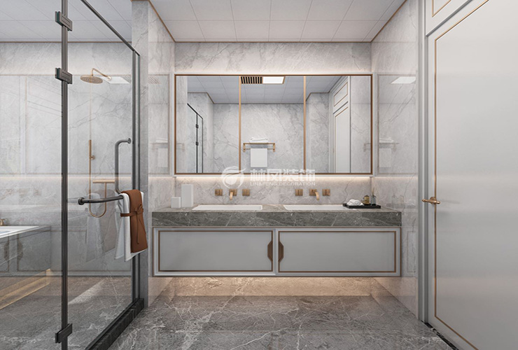 輕奢風格衛(wèi)生間干濕分離設計裝修效果圖 輕奢風格衛(wèi)生間干濕分離設計裝修效果圖