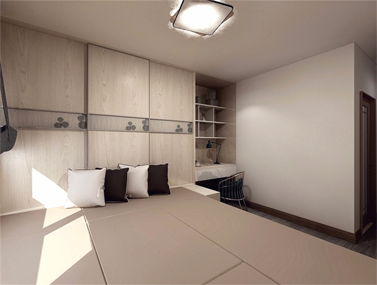 簡約現(xiàn)代臥室梳妝臺布局