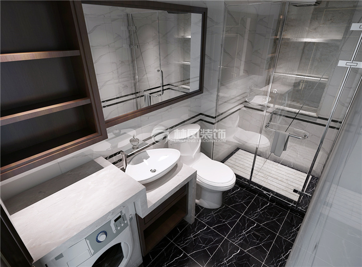 金地藝境-160平-新中式風格-客衛(wèi).jpg 金地藝境-160平-新中式風格-客衛(wèi).jpg