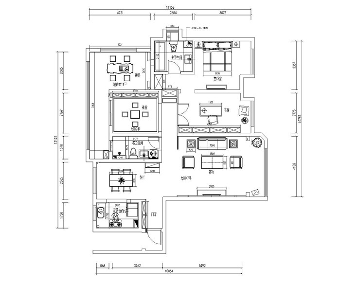 金地藝境-160平-新中式風格-平面圖.jpg 金地藝境-160平-新中式風格-平面圖.jpg