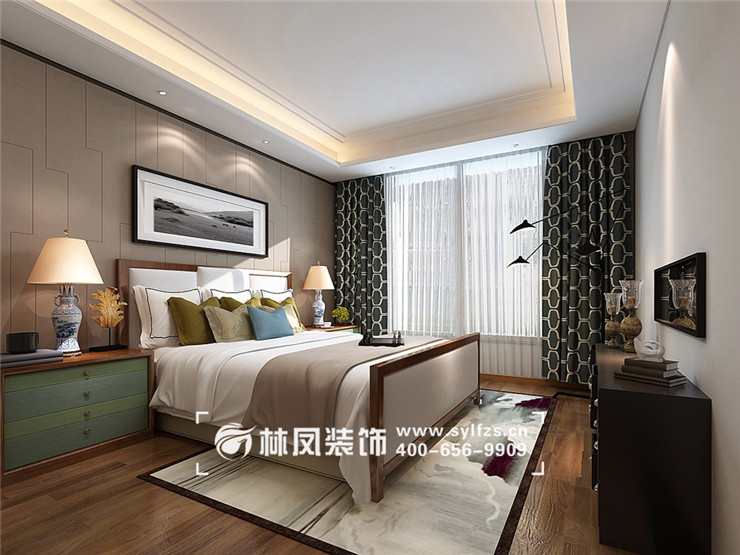 首創(chuàng)光和城-125平-現代風格-次臥.jpg