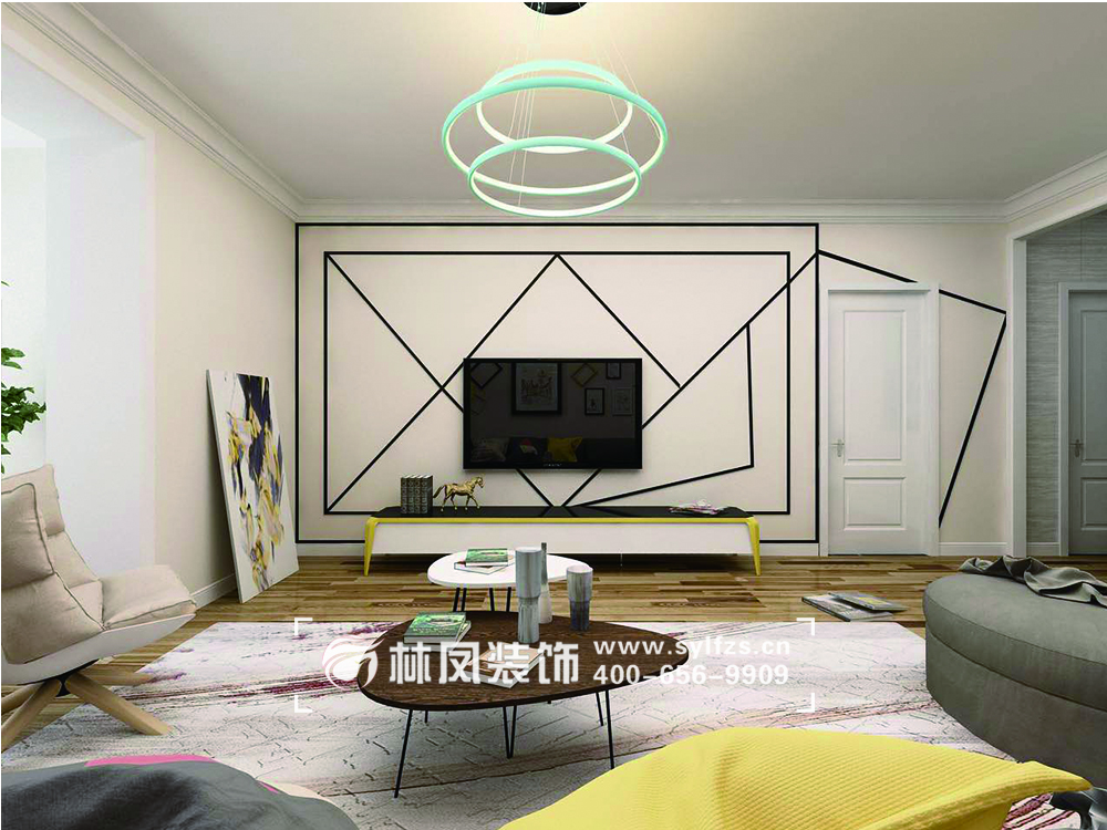 楊達-世貿(mào)五里河140平現(xiàn)代風格-客廳6.jpg